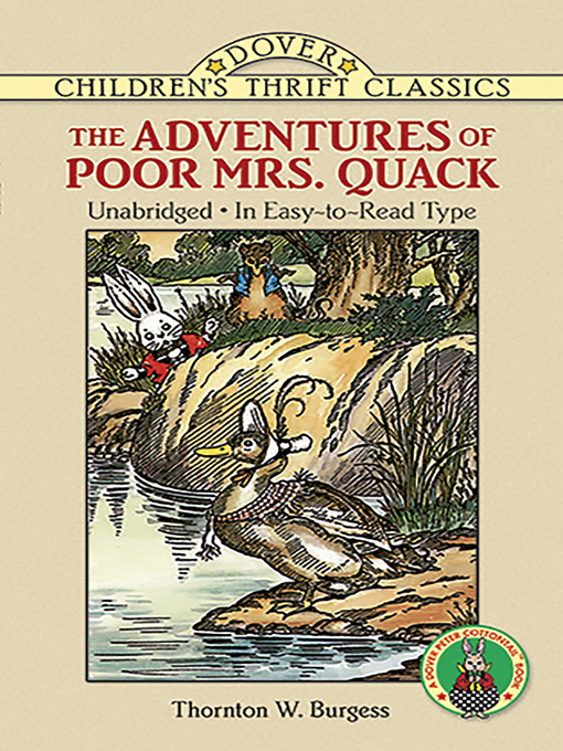 Title details for The Adventures of Poor Mrs. Quack by Thornton W. Burgess - Wait list